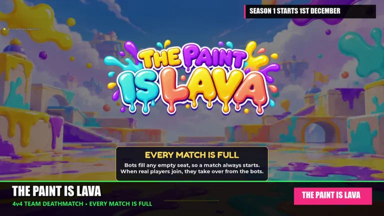 Title card: every match is full, bots fill empty seats until real players join